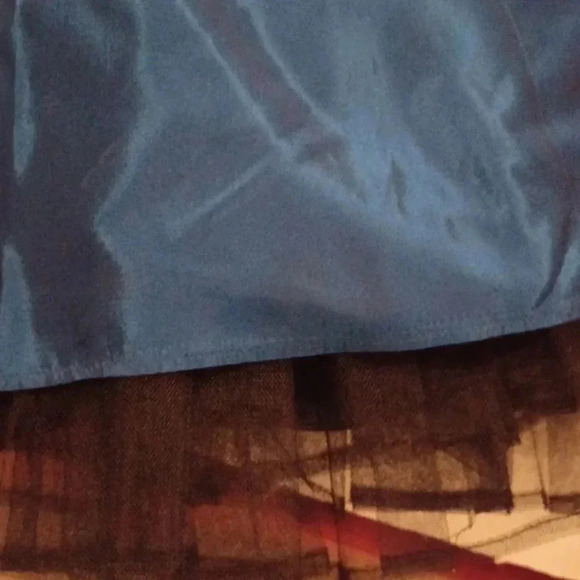 🏍gorgeous blue Dress with shawl🎉 - Picture 11 of 13